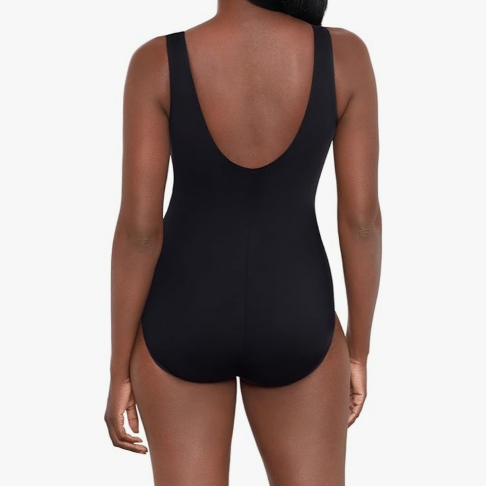 Great Lengths Women's Sash Tank One Piece Swimsuit - Picture 2 of 6